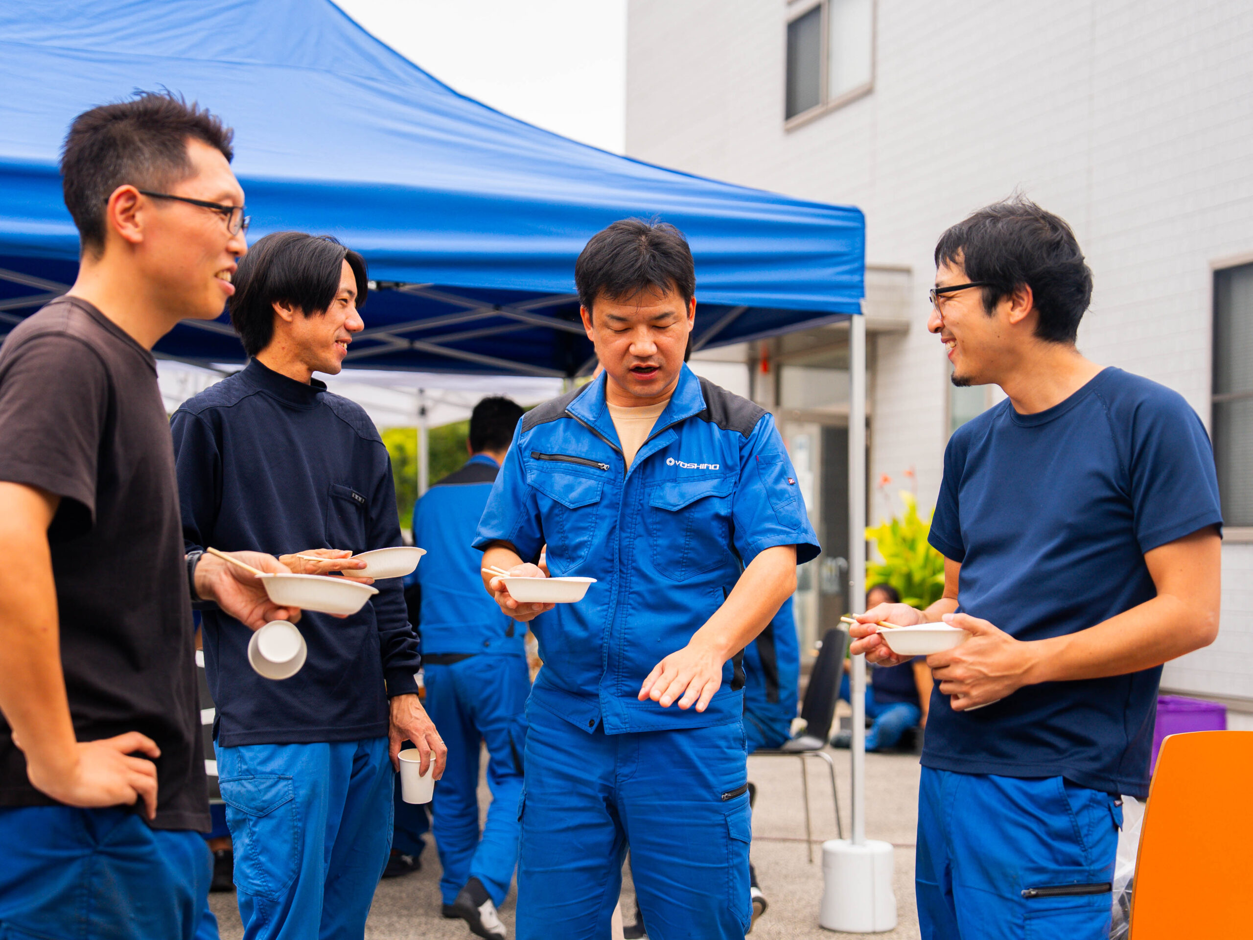 立ち話での交流