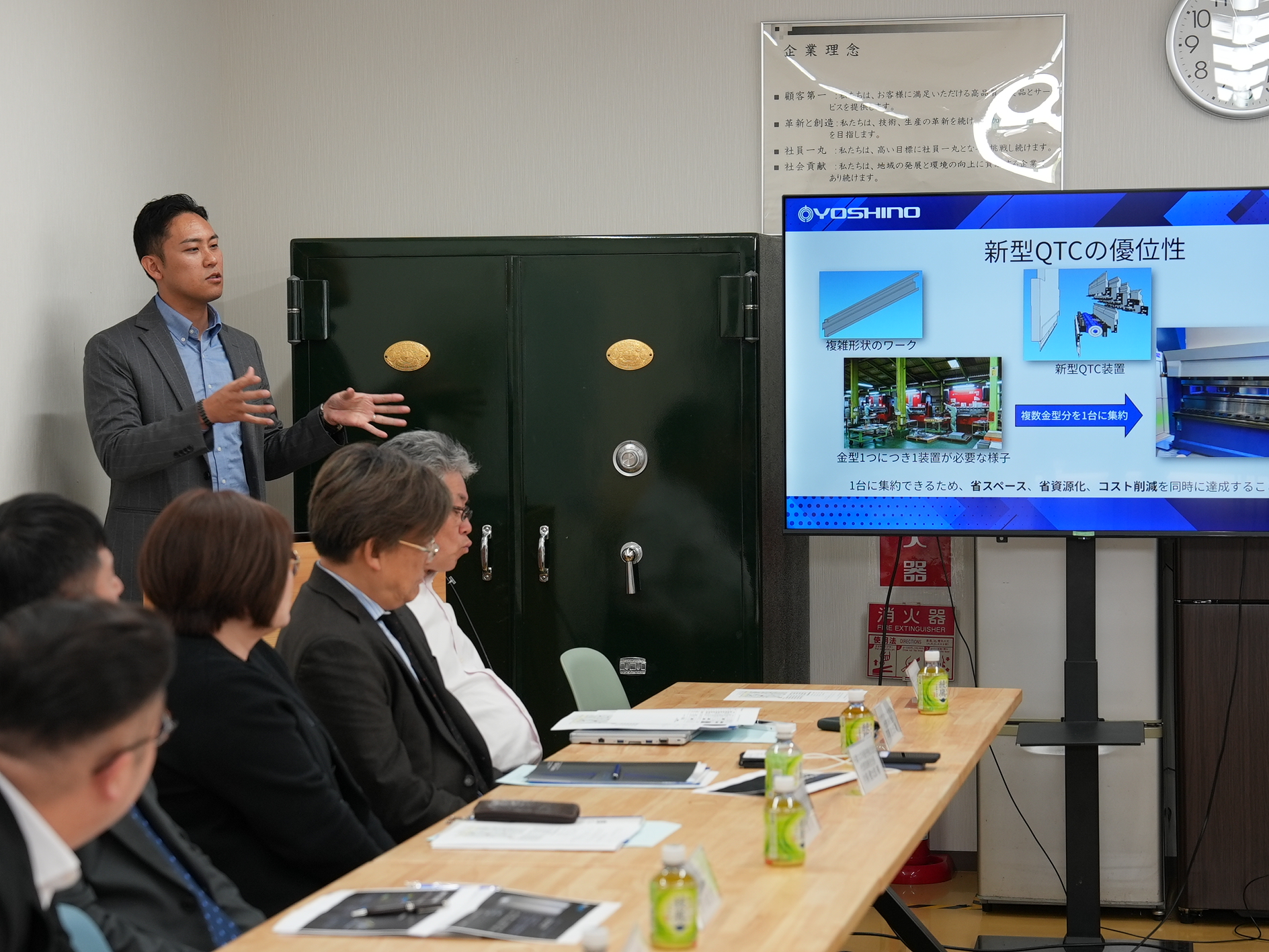 当社代表による事業概要の説明